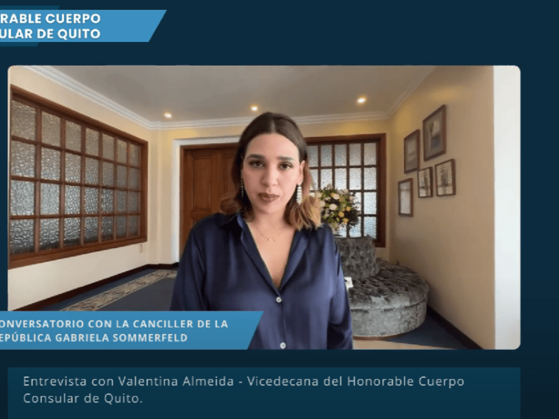 Entrevista a Valentina Almeida, Vicedecana del Cuerpo Consular de&nbsp;Quito.